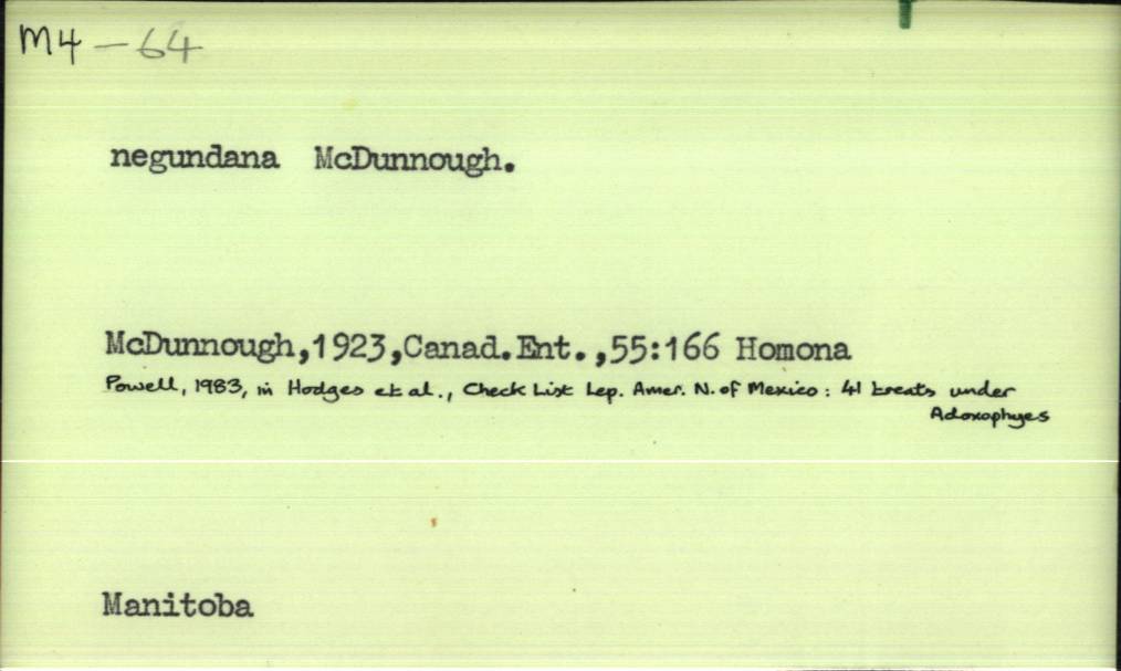 front of card